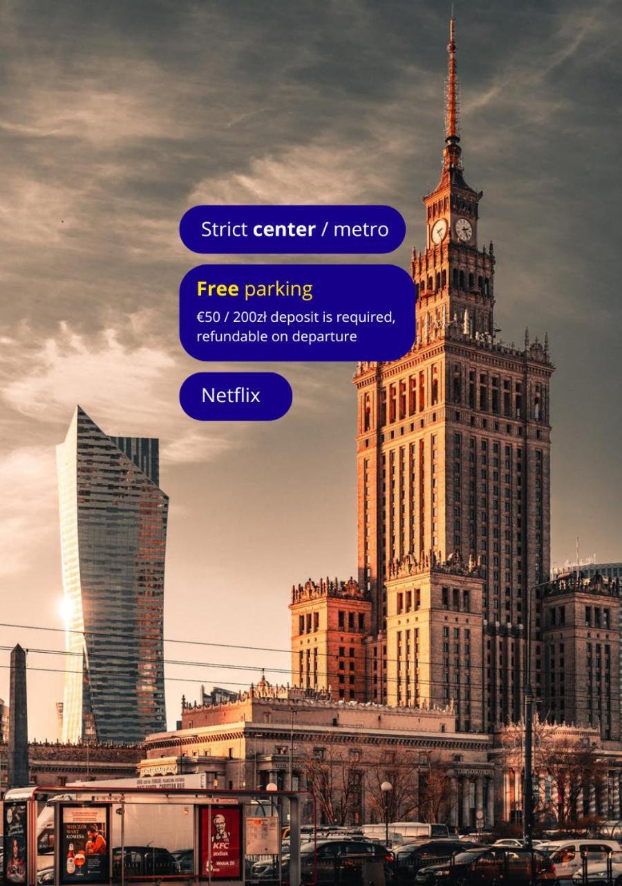 Apartment Strict Warsaw Center - Metro,Free Parking Εξωτερικό φωτογραφία